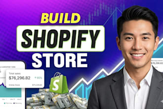 setup profitable shopify website and shopify store design