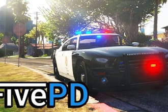 develop fivepd, lspdfr and nopixel inspired police rp server for fivem