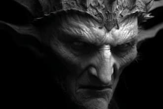 fantasy horror and fantasy horror character