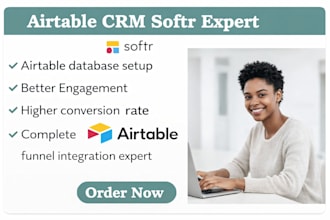 setup custom notion workspace CRM database automation airtable softr