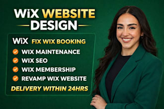 revamp wix website fix wix booking issues membership site fix wix seo