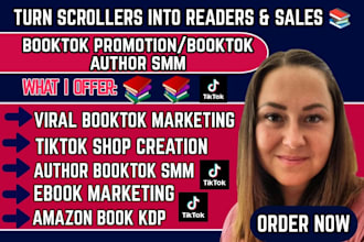 do booktok promotion amazon kdp booktok author SMM ebook marketing book sales