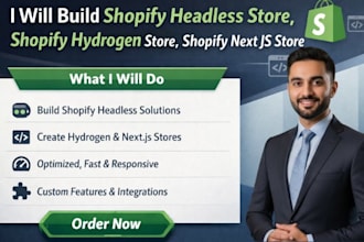 build shopify headless store shopify hydrogen store shopify next js store