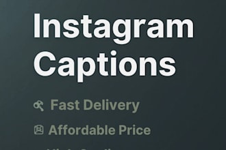 write engaging instagram captions for your posts