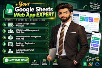 build custom web apps using google apps script and databases