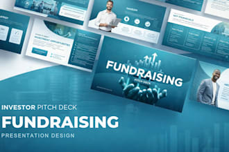 design a compelling investor pitch deck for startups and fundraising