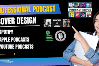 design podcast cover art and podcast branding