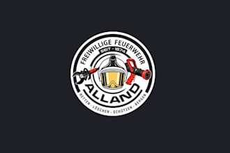 design fire fighting department logo
