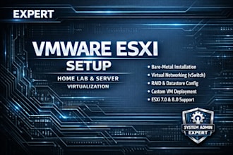 install and configure vmware esxi for your homelab or business