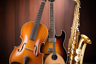 record professional saxophone, guitar, mandolin, or violin for your song