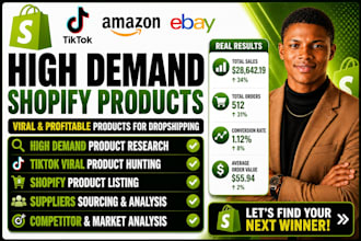 do shopify product research and find tiktok viral winning products