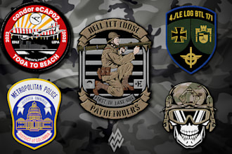 design military and tactical badges patches logo