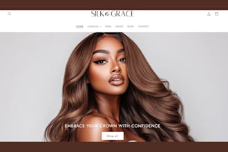 hair extension shopify store hair website hair store wix hair extension website