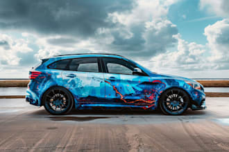 professional vehicle wrap design, car wrap