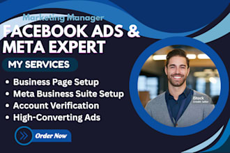 setup facebook business page verified meta business suite meta ads campaign