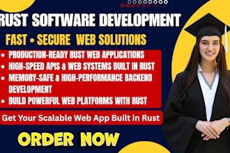 use rust to develop a high performance web app