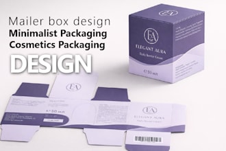 minimalist cosmetic packaging product packaging design product box design mailer