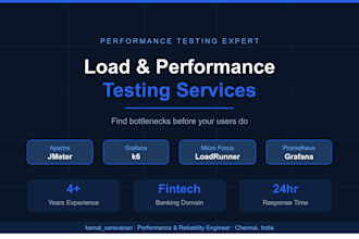 load testing and performance testing using jmeter