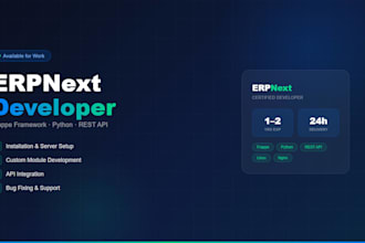 set up erpnext with full configuration, integration, and customization