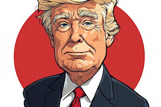 create a political or satirical cartoon