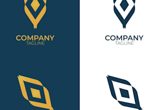 professional minimalist logo design for your business with full rights
