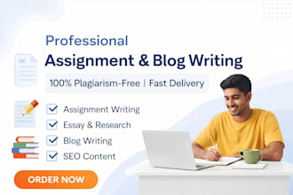 do assignment writing and content writing