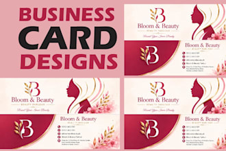 make creative and modern business cards