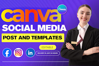 design canva social media templates, canva flyer, canva logo