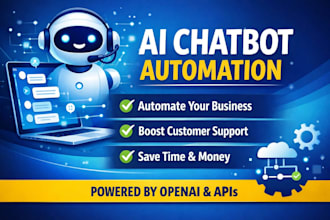 build ai chatbot for business automation using openai
