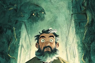 design custom comic book characters and scenes