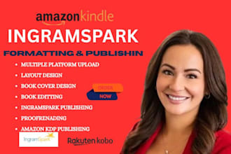 help you publish your book on ingramspark professionally