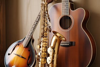 produce unique instrumental music with saxophone, guitar and mandolin