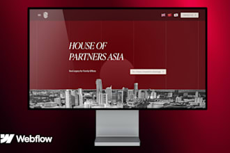 develop a premium webflow website for company like a pro