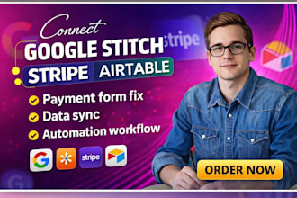 connect google stitch stripe airtable fix ai studio stitch payment form