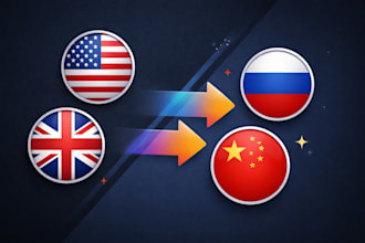 translate your marketing content to chinese or russian