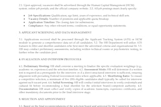 create HR policies and job descriptions