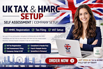 register UK tax hmrc self assessment and company setup services