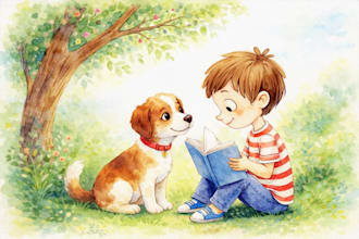 children story book illustration watercolor, children story, book illustration