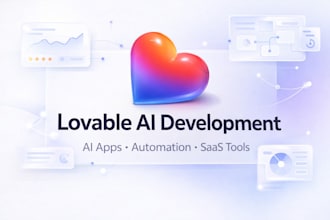 build a lovable ai website or loveable web app with modern UI UX