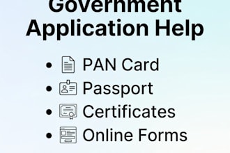 help you apply for indian government services and online forms