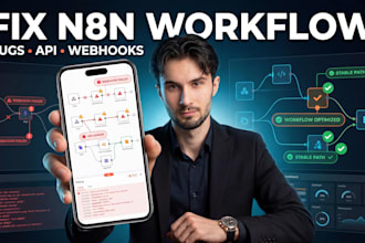 fix, debug, and optimize your n8n workflow automation