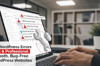 fix wordpress issues, wordpress bug fix, fix wordpress error, woocommerce fix