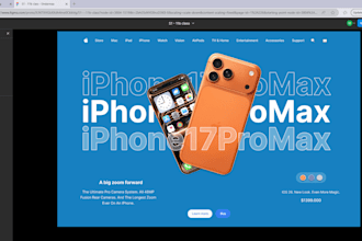 design a modern website UI mockup using figma