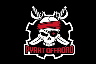 design classic automotive theme logo for pyrat offroad