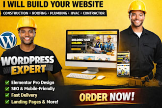 design construction website plumbing cleaning hvac interior junk removal website