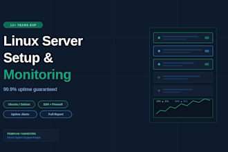 set up and monitor your linux server for 99 persen uptime