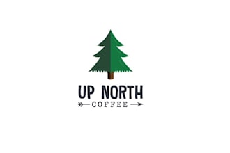 design up north coffee logo