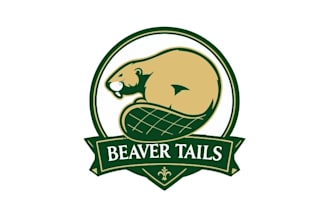 design creative beaver tails logo