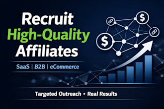 do targeted affiliate outreach and recruitment for saas and ecommerce brands