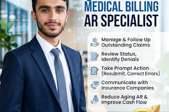 be your expert medical billing ar specialist for insurance follow up and denials